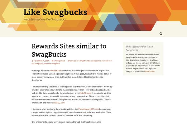 Twenty Thirteen theme site design template sample