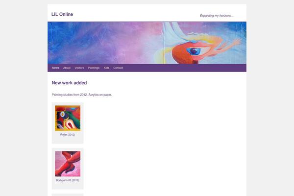 WordPress website example screenshot