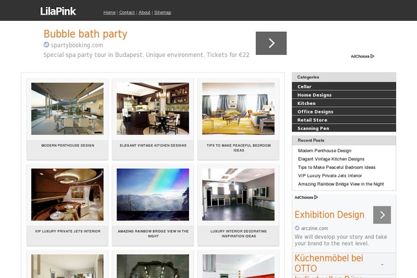 WordPress website example screenshot