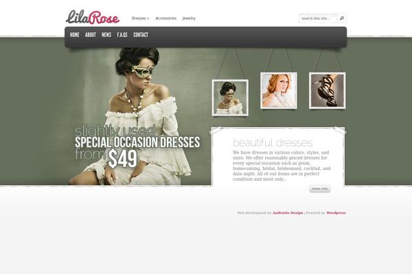 eStore theme site design template sample