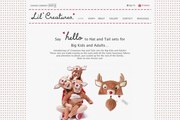 lilcreatures.com.au site used Typal2woo