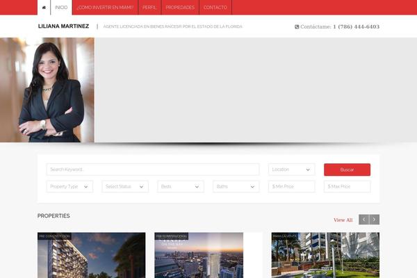 Realto theme site design template sample