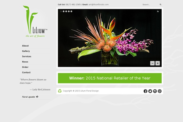 liliumflorals.com site used Liliumflorals