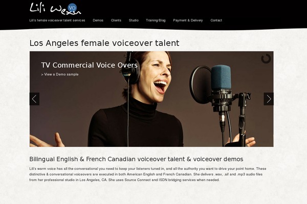 liliwexuvoiceovers.com site used Lilicat