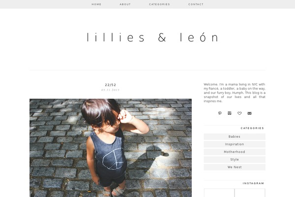 lilliesandleon.com site used Serein