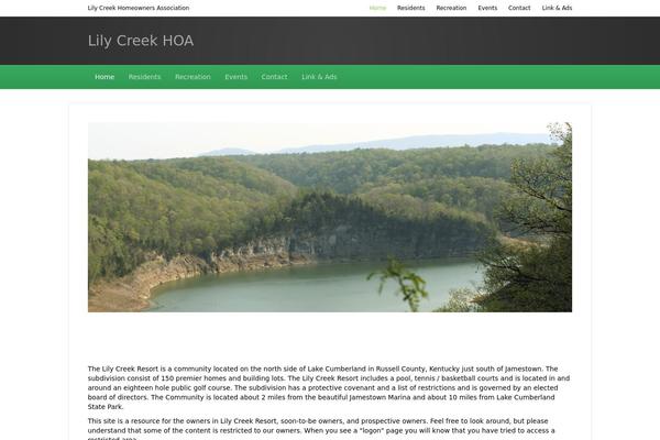 lilycreekresort.org site used Lillycreek