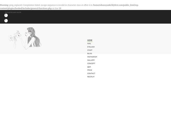 WordPress website example screenshot