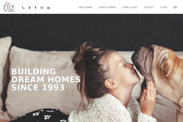 WordPress website example screenshot