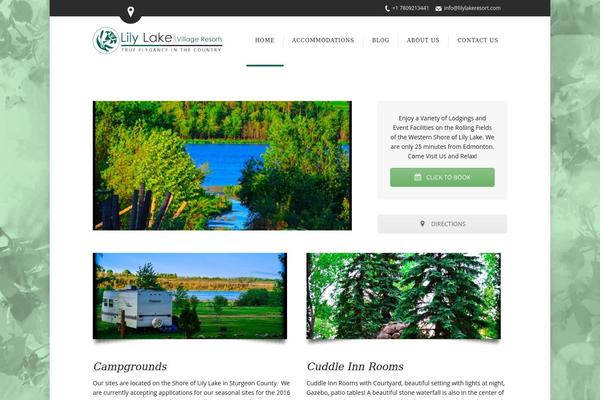 WordPress website example screenshot