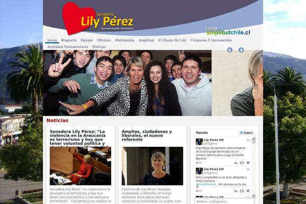 lilyperez.cl site used Androida