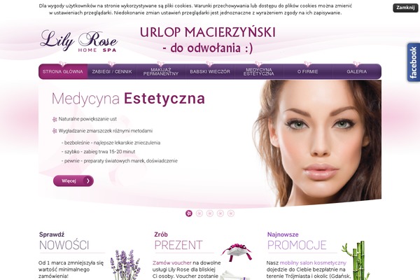 lilyrosehomespa.pl site used Lilyrosehomespa