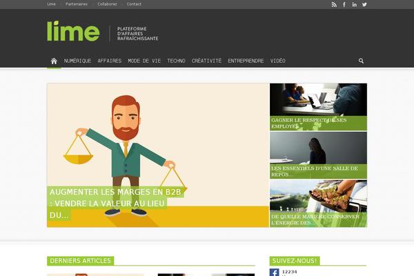 limeblogue.ca site used Lime_child