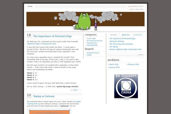 WordPress website example screenshot