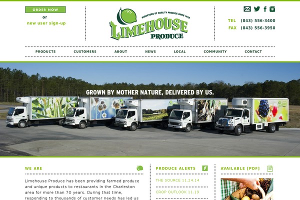 limehouseproduce.com site used Limehousetheme