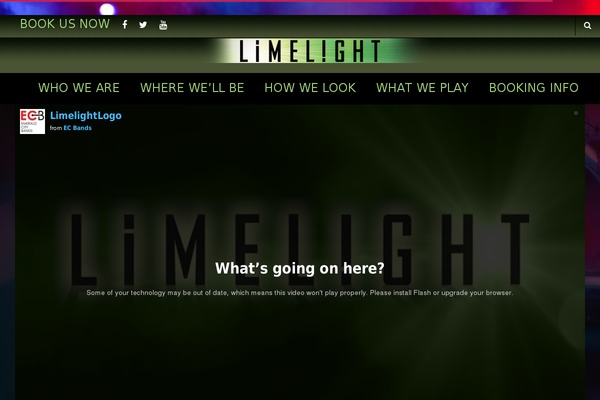 limelightband.com site used Jade