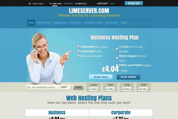 Smart-hosting theme site design template sample