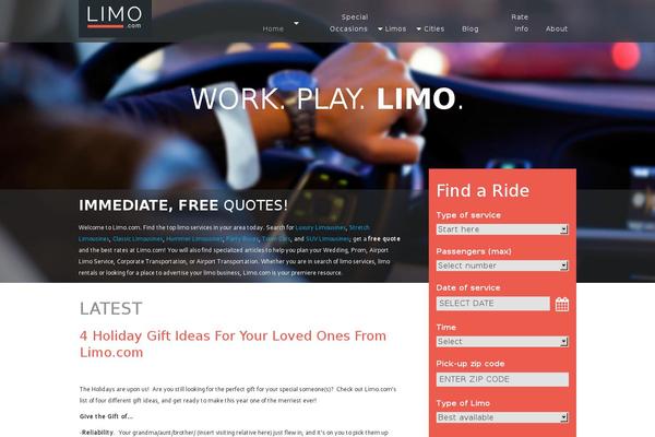 limo.com site used Limo