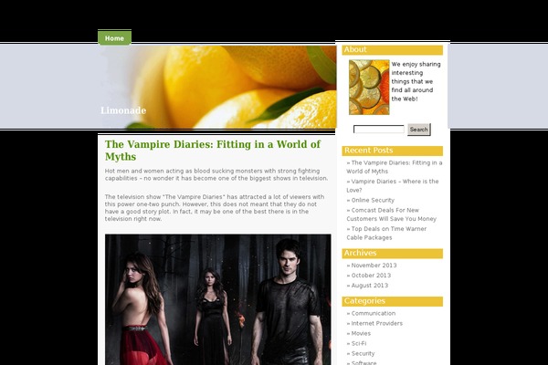 Citrus Mix theme site design template sample