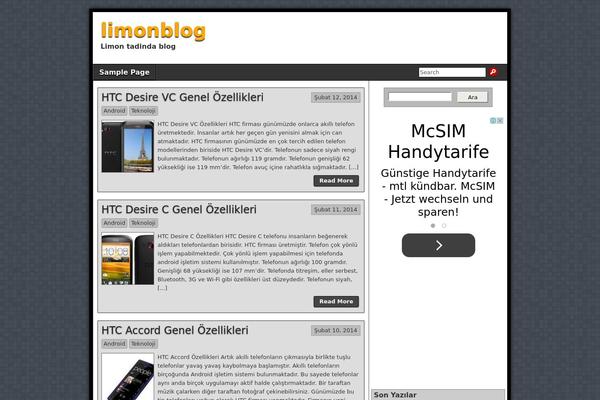 limonblog.com site used Asteroid