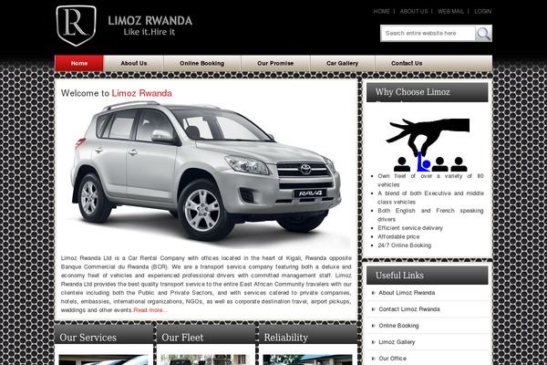 limozrwanda.com site used Turbo
