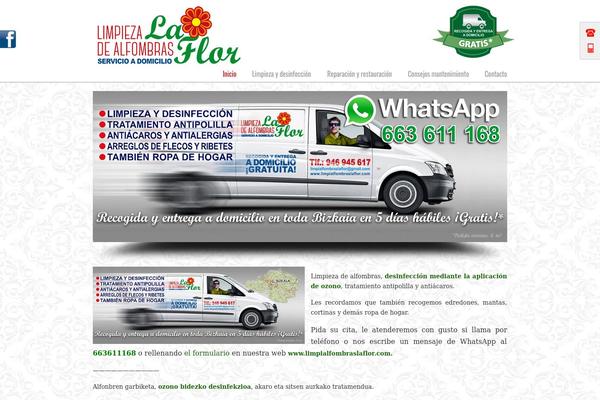 limpialfombraslaflor.com site used U-design-wp-theme-child