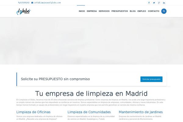 limpiezaselglobo.com site used Empresa-limpieza