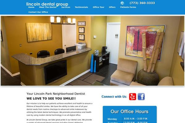 lincolnavedentalgroup.com site used Jasmine