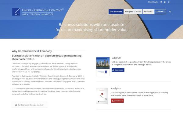 WordPress website example screenshot