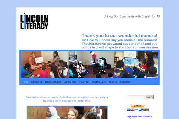 lincolnliteracy.org site used Twentyten_child