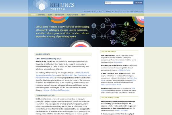 lincsproject.org site used Lincs