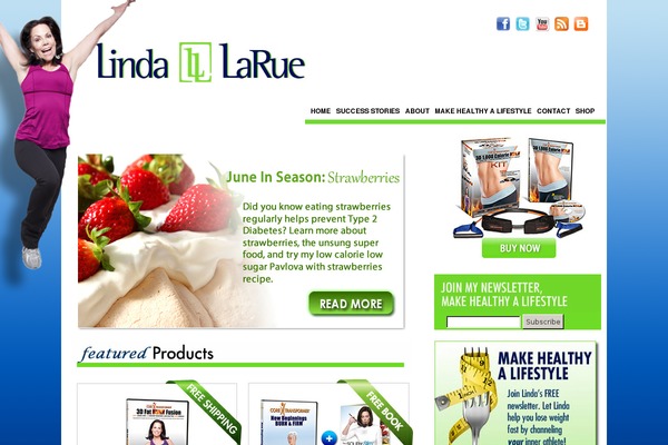 lindalarue.com site used Lindalarue