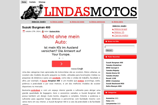 lindasmotos.com site used Lindasmotos