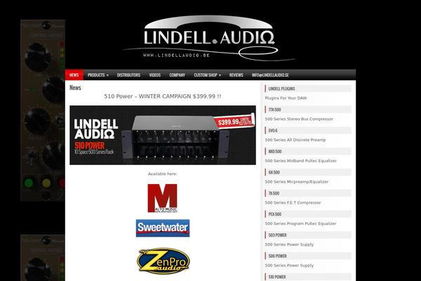 lindellaudio.se site used Techline