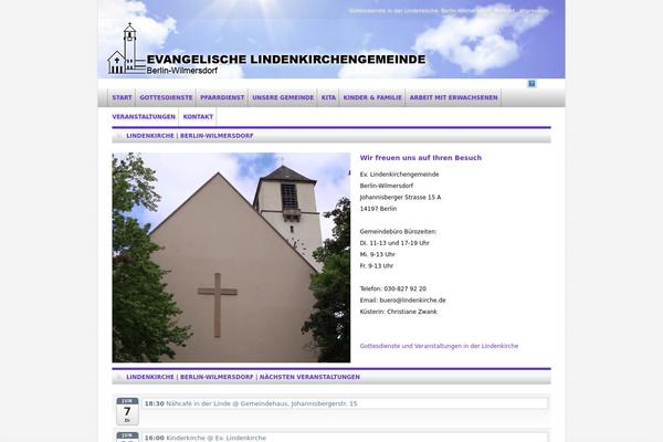 lindenkirche.de site used Defacto