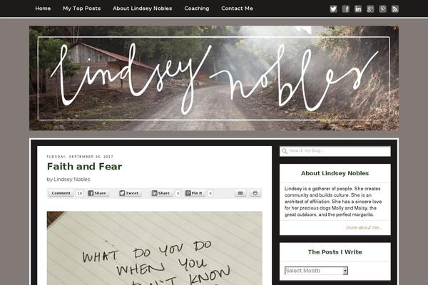 Get Noticed theme site design template sample