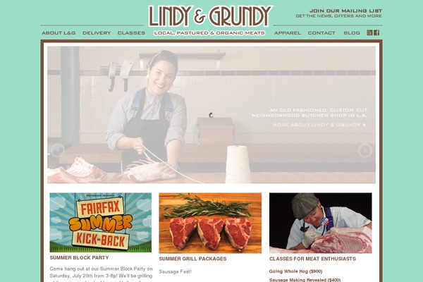 lindyandgrundy.com site used Smartly-own