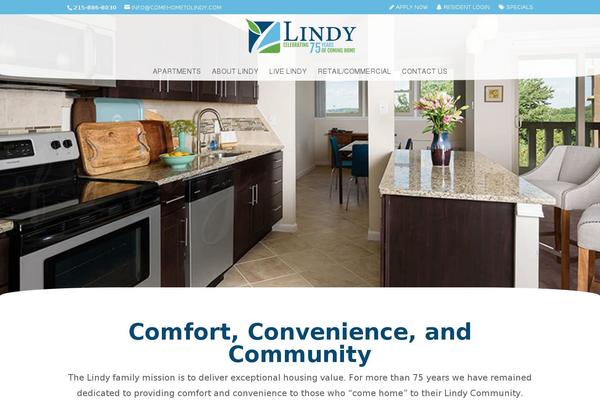 lindyproperty.com site used Divi Child