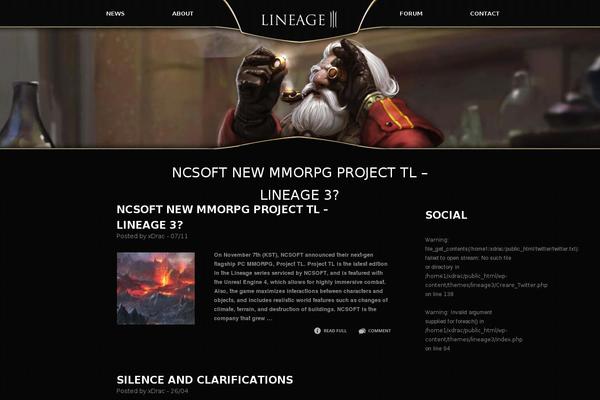 lineage3-online.com site used Lineage3