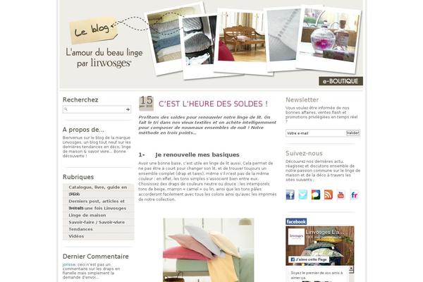 linge-de-maison.com site used Linvosges