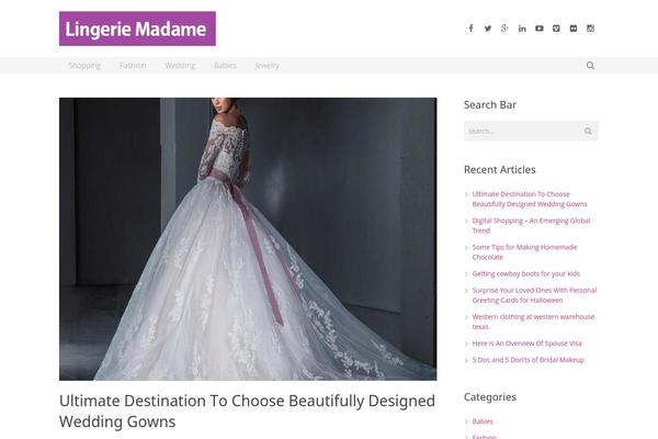 lingerie-madame.com site used Bizbeat