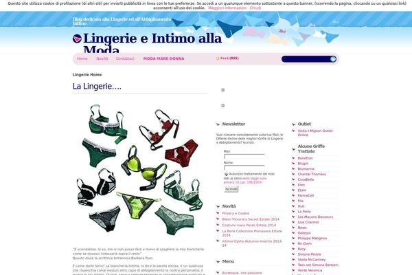 lingerieallamoda.com site used Lingerie