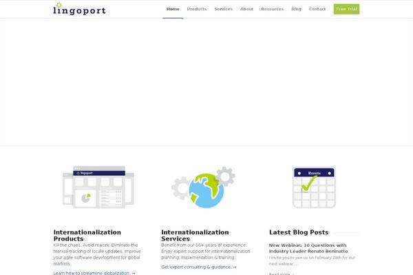 lingoport.com site used Generatepress_child-lingoport