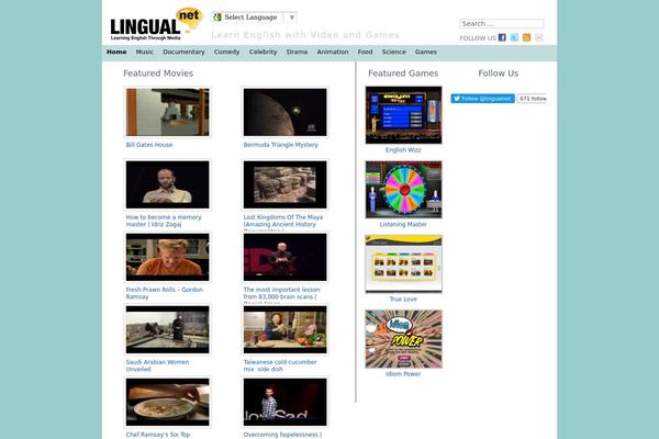 lingual.net site used Lingualnet
