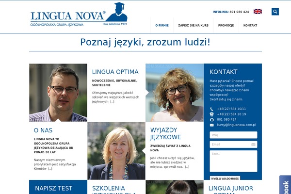linguanova.com.pl site used Lingua