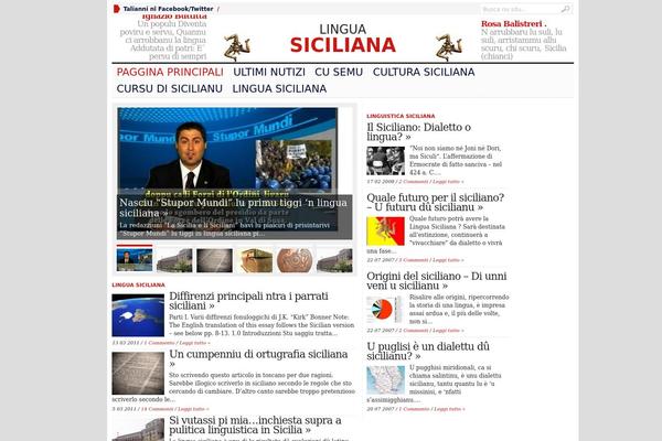 linguasiciliana.org site used Advanced-newspaper1392