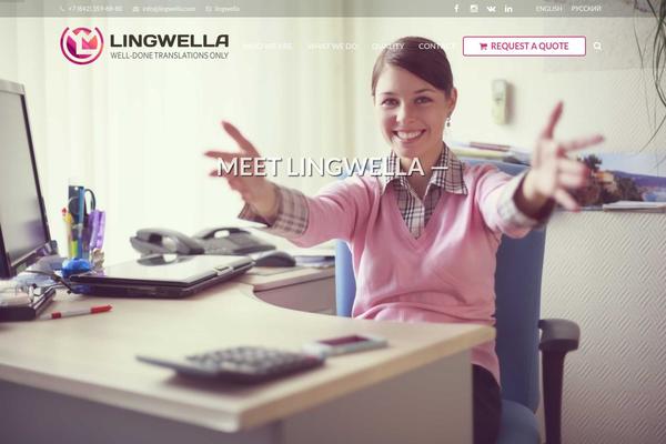 lingwella.com site used Impreza Child
