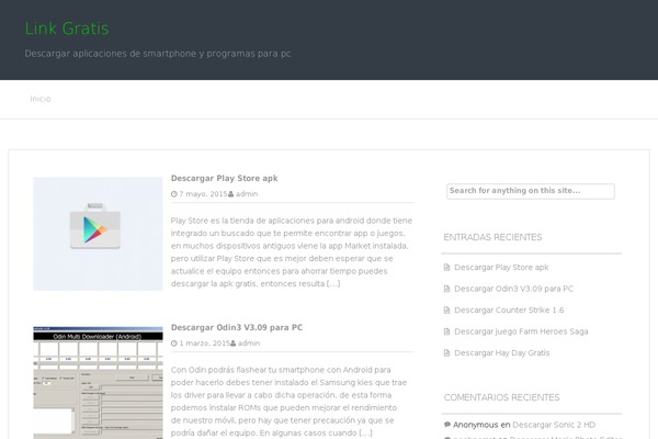 CleanPress theme site design template sample