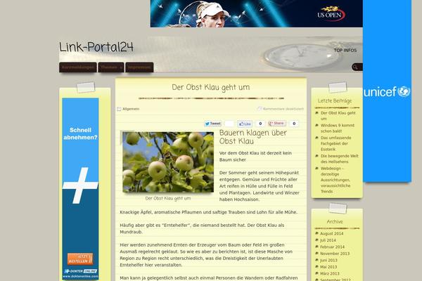 Suffusion theme site design template sample