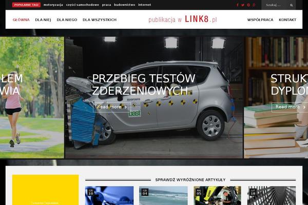 link8.pl site used Mag-wp