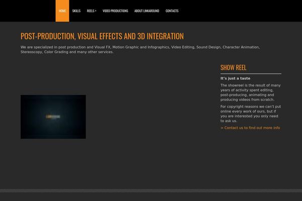 Infographer theme site design template sample